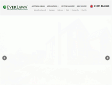 Tablet Screenshot of everlawn.co.uk